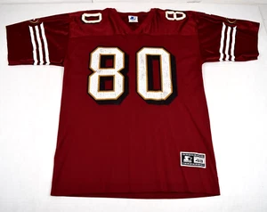 Vintage NFL Jersey San Francisco 49ers Jerry Rice 80 Starter Size M 90s Made USA - Picture 1 of 11
