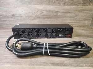 APC AP7811 Metered 12x IEC 320 C13 4x C19 30A 208V 2U Rack Mounted PDU - Picture 1 of 7