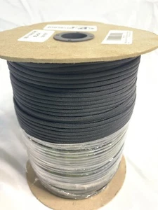 NEU Schwarz 550-7 Paracord 1000 Fuß Rolle Nylon 7 Typ III Strang Innenkern - Bild 1 von 4