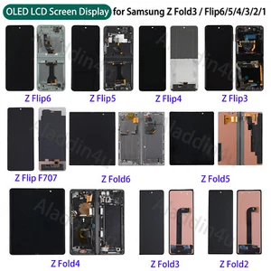 OLED/LCD Display Touch Screen For Samsung Galaxy Z Flip6/5/4/3/Fold6/5/4/3/2 Lot - Picture 1 of 130