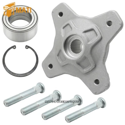 Wheel Hub W/Studs &Bearing for Polaris Sportsman 550 850 1000 Scrambler 850 1000 - Image 1 of 4