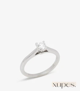 Cartier Ring Brillantschliff 0,30ct Solitär Diamant Platin 1895 - Bild 1 von 9