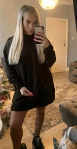 knitted Hoodie Dress - Picture 1 of 1