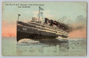 Der neue D & C-Dampfer ""City of Cleveland"" veröffentlicht 1913 - Bild 1 von 2