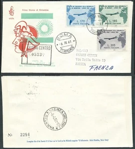 1961 ITALIA FDC VENETIA 177 GRONCHI TIMBRO ARRIVO - CG - Picture 1 of 1