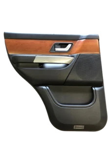 Range Rover Sport 06-09 OEM Driver Rear Door Panel W Cherry Trim Black - Picture 1 of 4