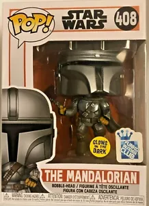 Funko Pop! Mandalorian Flying Blaster Glow in the Dark #408 Gamestop Exclusive - Picture 1 of 9