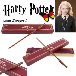 Harry Potter Zauberstab Luna Lovegood Magic Wand Cosplay Elderstab Geschenk Box - Bild 1 von 7