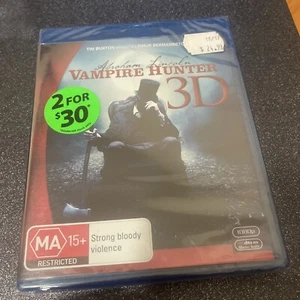 NEW! Abraham Lincoln Vampire Hunter 3D - Movie Collection Blu Ray Region B - Picture 1 of 3