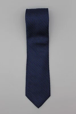 Галстук Merona сине-белый с диагональной полосой - Изображение 1 из 4