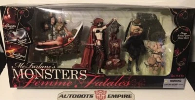 Mcfarlane Spawn MONSTRUOS MUJER FATALES Paquete de 3 DOROTHY BATHORY HOOD OZ Figura Juguetes Foto 1 de 4