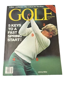 GOLF MAGAZINE MARCH 1982 14150 VOL. 24 No. 3 JOHNNY MILLER - Picture 1 of 17