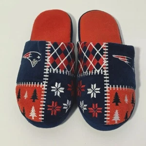 NFL New England Patriots Men's Slip-on Slippers ( Small 7-8 ) New - Picture 1 of 9