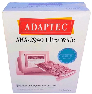 Adaptec AHA-2940 Ultra High-Performance PCI to Ultra SCSI Host Adapter - SEALED - Image 1 of 4