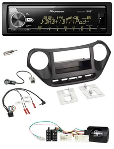 Pioneer Bluetooth USB DAB Lenkrad Autoradio für Hyundai i10 ab 2014 schwarz - Bild 1 von 9