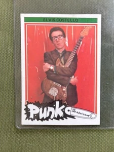 Elvis Costello Rookie Card 1977 Monty Gum Punk The New Wave - Foto 1 di 3