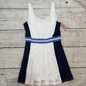 Jessica Simpson abito donna tennis golf con pantaloncino taglia XL blu navy e bianco NUOVO - Foto 1 di 10