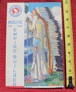 1938 Great Northern Railroad Menu Estes Park Colorado Railway Empire Builder RR - Picture 1 of 20