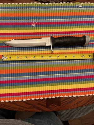 "Cuchillo de buceo forjado a mano vintage Dacor Solingen Alemania hoja de 6""" Foto 1 de 4