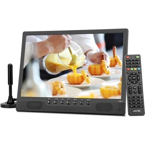 14 Zoll TV DVB-T2 Tragbar USB Aufnahme Akku Monitor Fernseher - Bild 1 von 1
