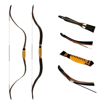 AF Tatar Recurve Bow, 54" Traditional Laminated Horse Bow for Mounted Archery - Image 1 of 4