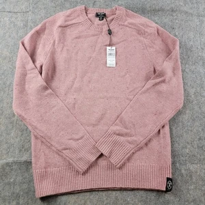 Todd Snyder Donegal Wool Sweater size XS Dusty Rose Pink Crew Neck - Picture 1 of 5
