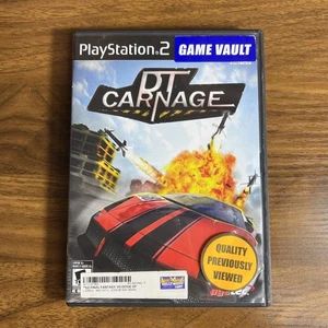 DT Carnage (Sony PlayStation 2, 2008) CIB Completo con Manual DISCO IMPECABLE - Imagen 1 de 9