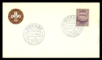 Mayfairstamps Dinamarca 1957 Odense Boy Scouts Símbolo Cubierta aau_87873 Foto 1 de 2