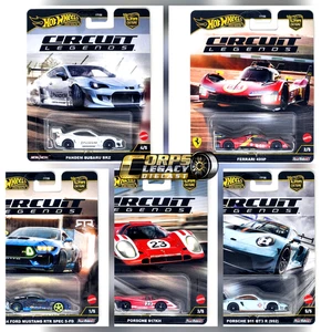 Hot Wheels Premium 2025 Circuit Legends Car Culture K Case 5 Car Set - Bild 1 von 7