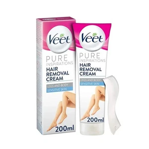 Veet Hair Removal Cream Sensitive Skin with Aloe Vera & Vitamin E (200ml) - Picture 1 of 4