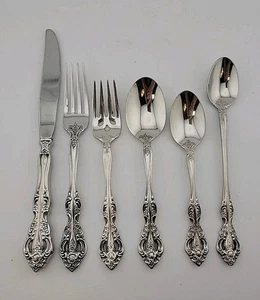 ONEIDA Stainless Flatware MICHELANGELO 6 PIECES  Holidays Every Day! GORGEOUS! - Picture 1 of 5