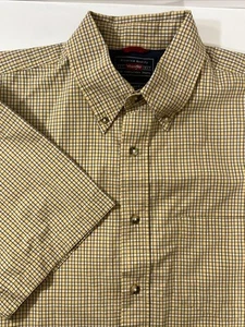 Camisa Wrangler Adulto Grande, L Beige Chk Cool River Algodón Western Rodeo Para Hombres - Imagen 1 de 6