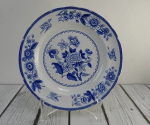 Copeland Spode "Heron" Pattern Blue Transferware,8-7/8" Luncheon Plate - Picture 1 of 4