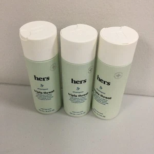 Paquete de 3 champú Hers Triple Threat aroma rosa napa 6,4 oz (190 ml) cada uno.(Lote de 3 - Imagen 1 de 3
