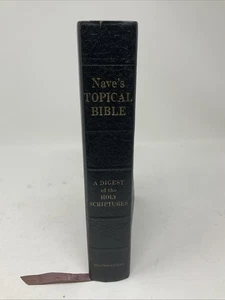 Nave's Topical Bible Vintage 1962 Thumb Index Gilt Edges Southwestern Co. - Imagen 1 de 6