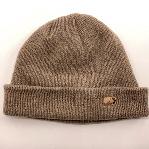 Ecoraggs wool blend putty color winter cuff cap - Picture 1 of 6