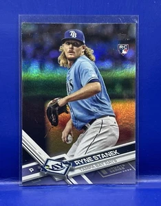 2017 Topps Update Series - #US74 Ryne Stanek (RC) Rainbow Foil Tampa Bay Rays - Picture 1 of 2