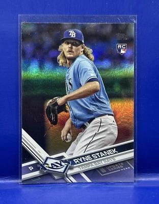 2017 Topps Update Series - #US74 Ryne Stanek (RC) Rainbow Foil Tampa Bay Rays - Image 1 of 2