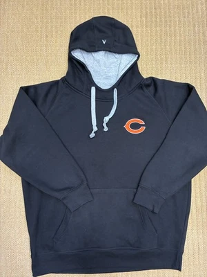 Sudadera con Capucha Chicago Bears Para Hombres XL Negra Antigua Bordada Logo Peso Pesado NFL Foto 1 de 4