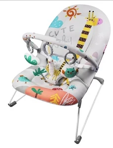 Q-Miulike baby Bouncer In Package  GIRAFFE verson - Picture 1 of 12