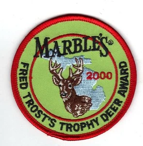 2000 FRED TROST DEER PATCH-MICHIGAN DEER-BEAR-TURKEY-ELK-MOOSE-FISHING-ONTARIO - Picture 1 of 1