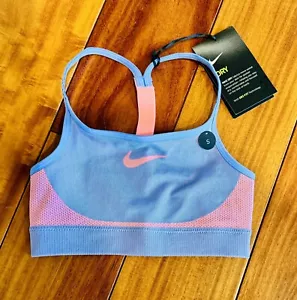 Nike Dri Fit Girls’ Seamless Training Sports Bra Stretch Ribbing Size Small NWT - Picture 1 of 4