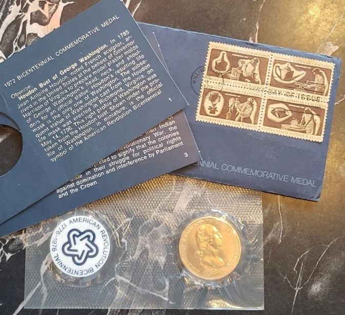 1972 American Revolution Bicentennial Commemorative Medal - Image 1 of 4