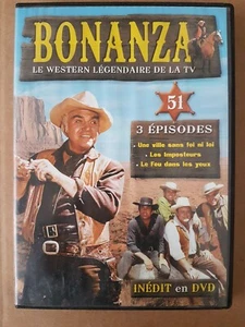 DVD BONANZA N° 51 WESTERN DE LA SÉRIE TV 3 EPISODES cow boy far west - Picture 1 of 2