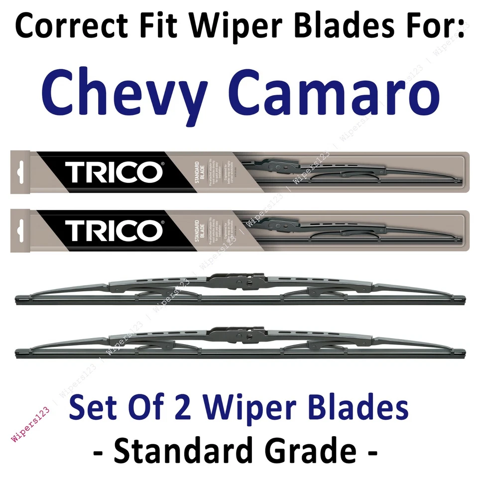 Wiper Blades 2只装标准雨刮器适合1998-2002雪佛兰雪佛兰科迈罗30240x2 — 第 1/1 张图片