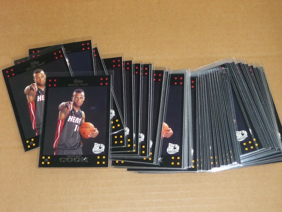 2007/08 Topps DAEQUAN COOK RC/ROOKIE LOT OF 51 HEAT OHIO STATE #131 - Image 1 of 1