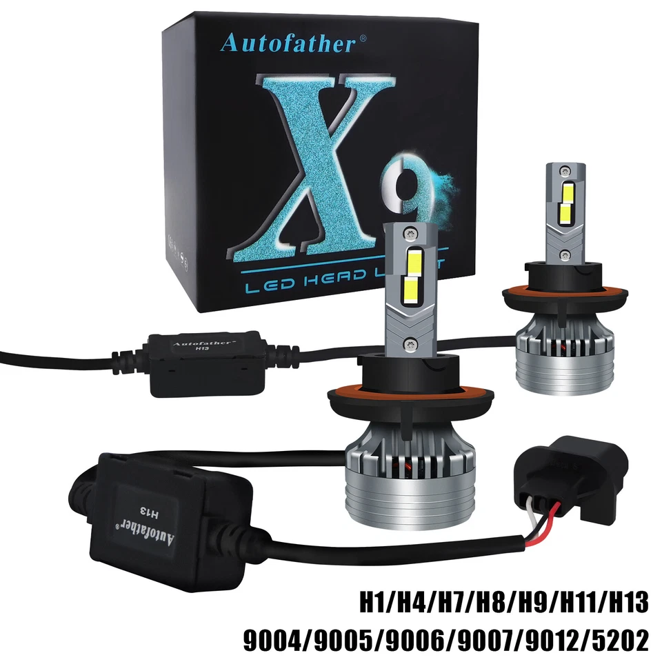 1000W 5202 LED Headlight Bulbs 6000K White Super Bright Fog Light Bulb Kit 2pcs Foto 1 de 4