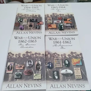 War for the Union Allan Nevins 4 Volume Set Paperback Civil War History Konecky - Imagen 1 de 18