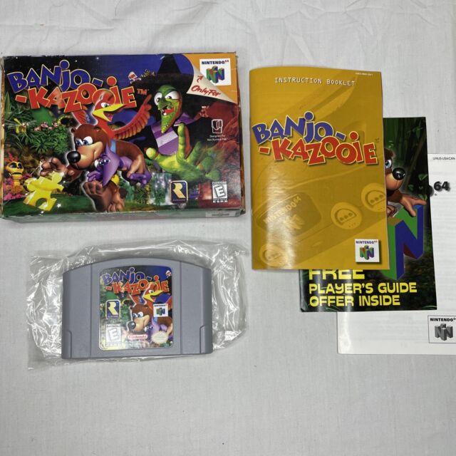 Banjo Kazooie 64 Nintendo N64 New Sealed MINT VGA WATA *rArE* Classic -  D-Rob Gaming