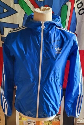 Jamiroquai JK  Signed Adidas  jacket "To the Adidas Crew " - Image 1 of 4